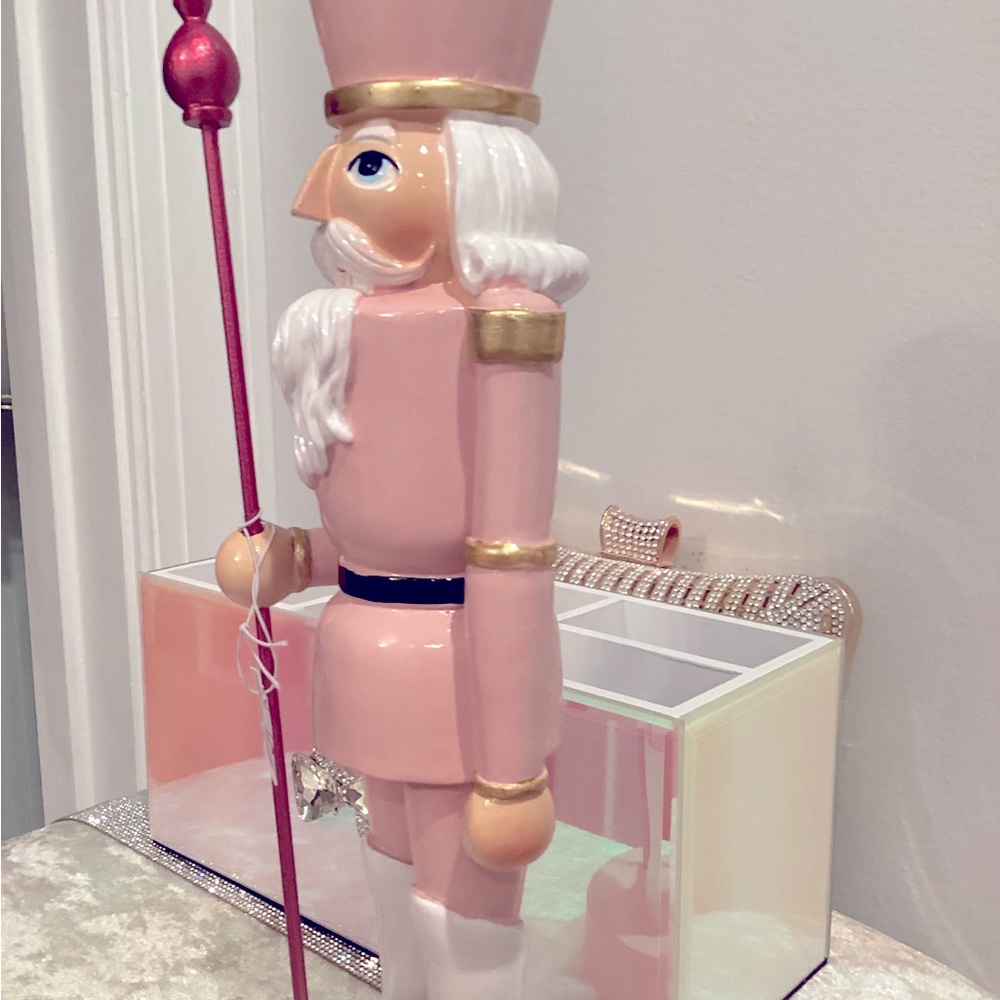 COPY - Adorable pink nutcracker neiman Marcus - Picture 2 of 7